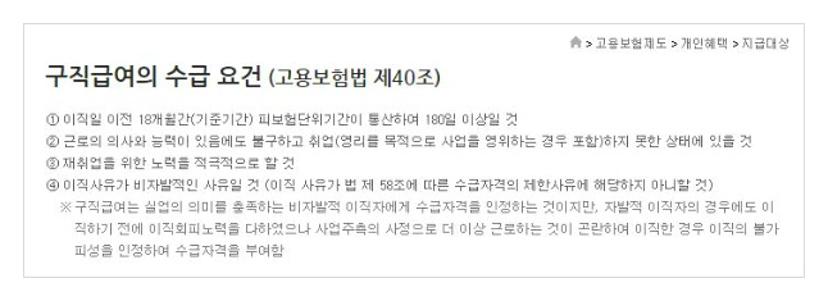 실업급여계산법