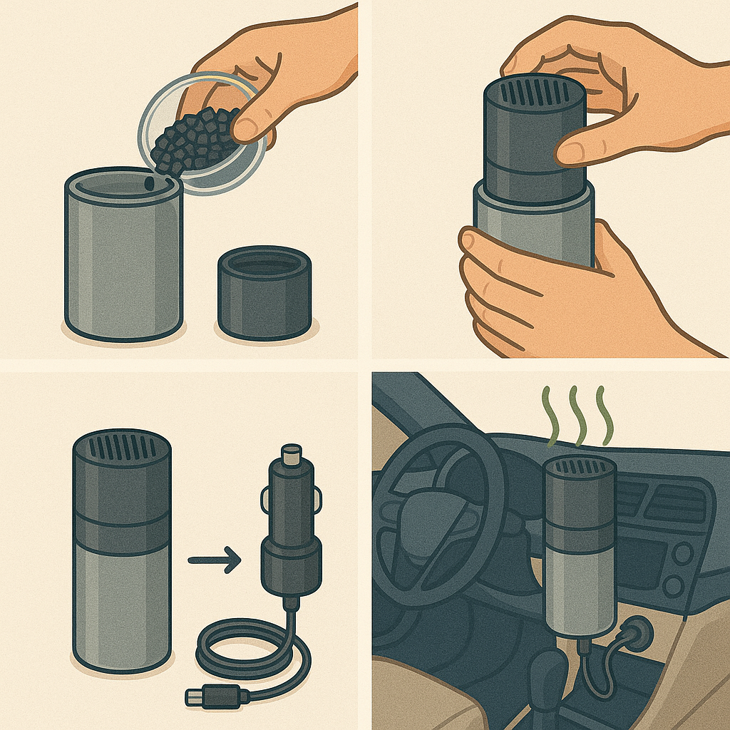 차량용 공기청정기 직접 만드는 법
