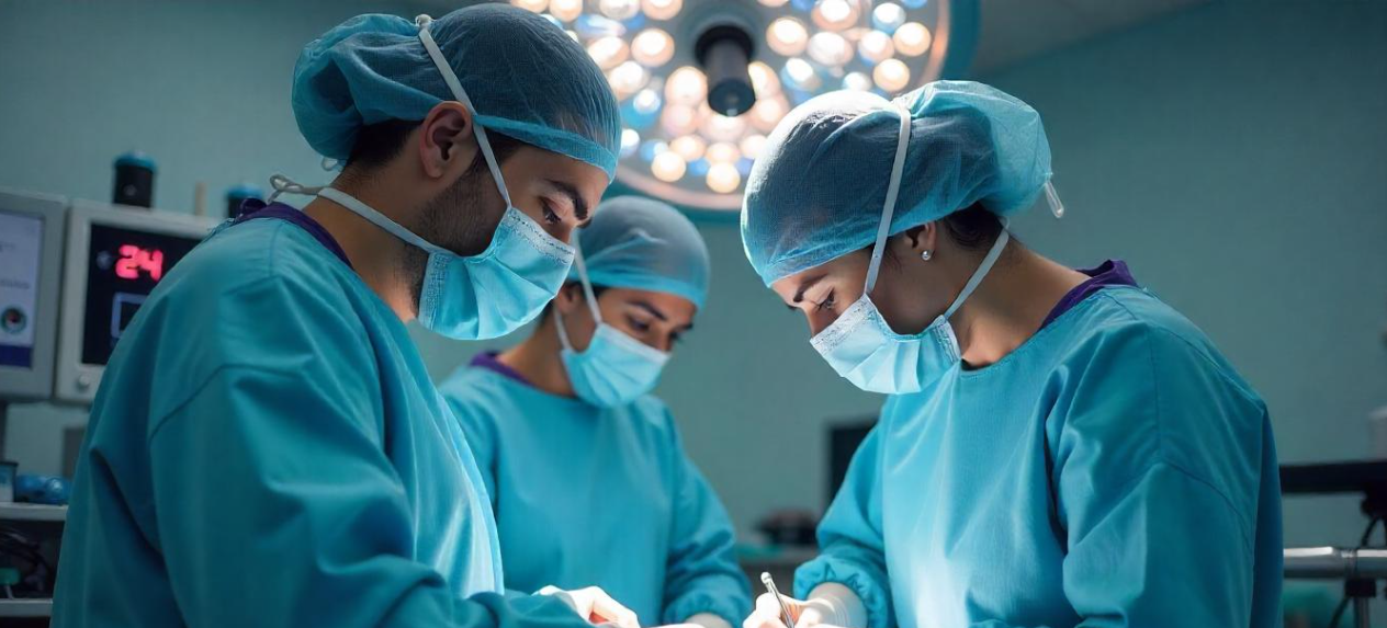 수술중인 간호사 이미지