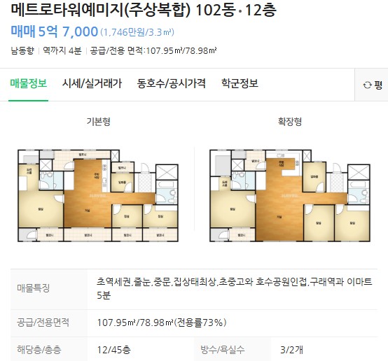 7년전 가격 김포 무순위 줍줍