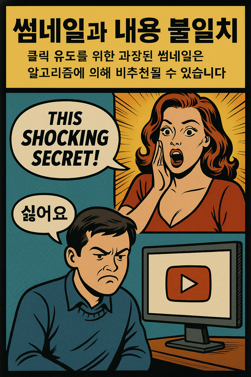 썬네일 내용 불일치