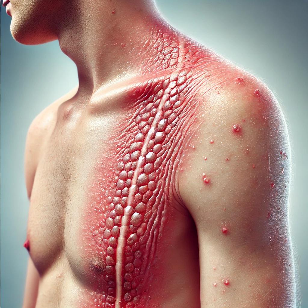 대상포진 띠모양