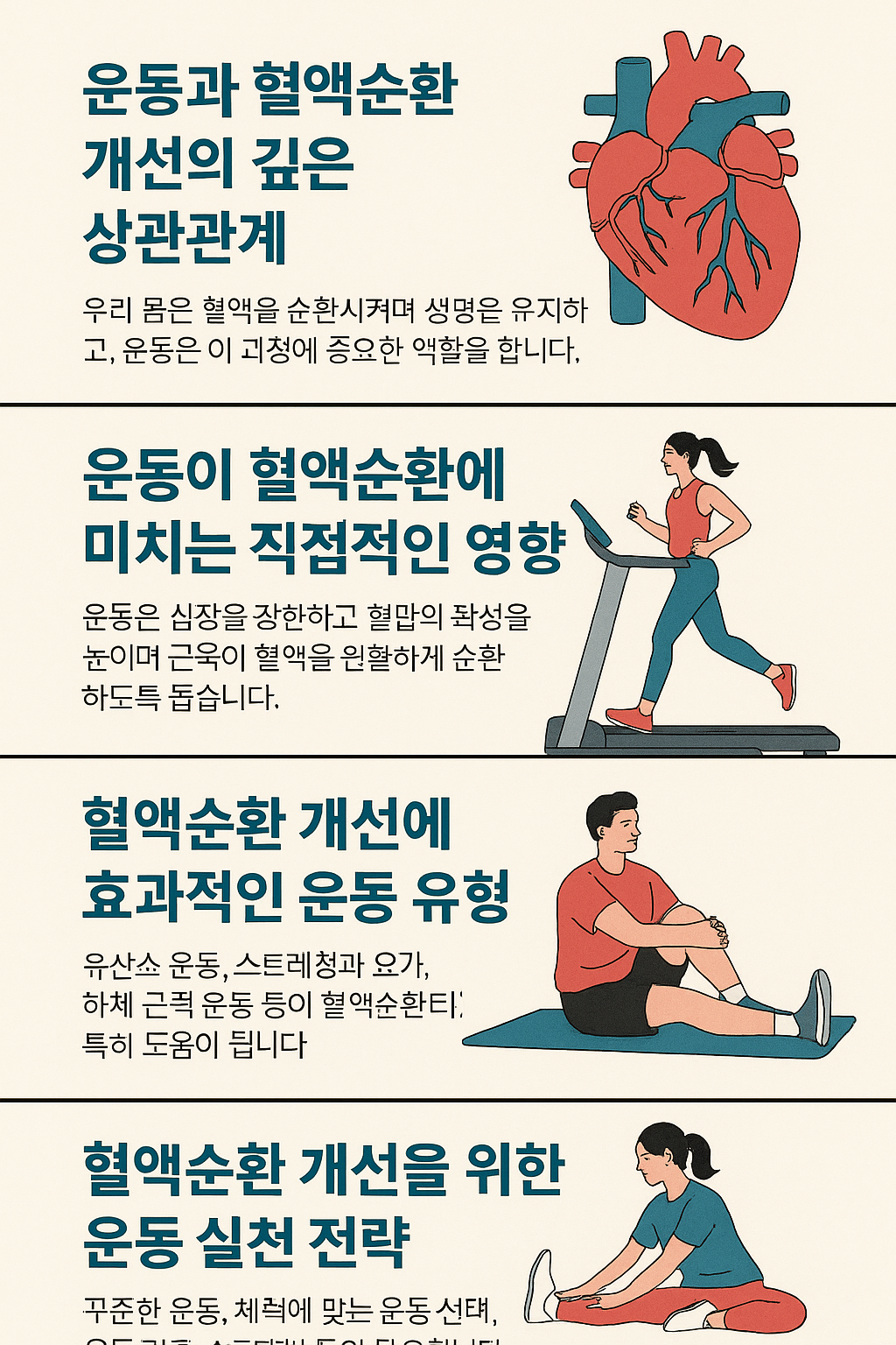 운동과 혈액순환 개선