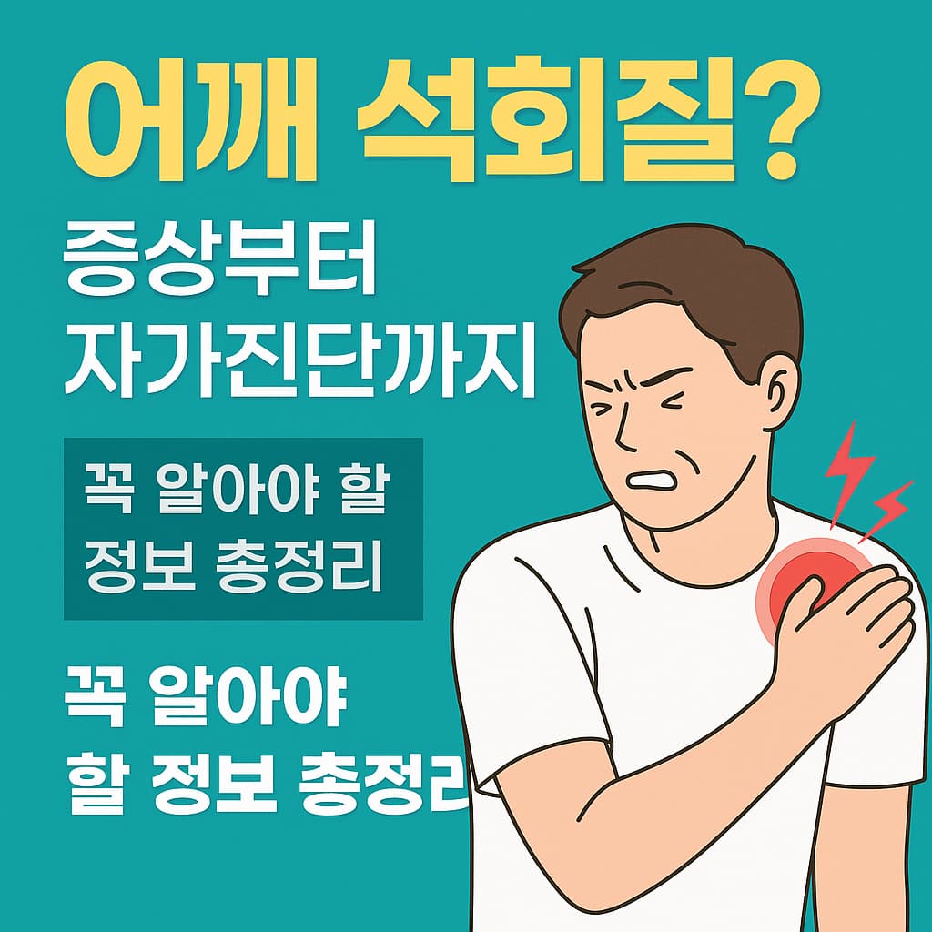 어깨 석회질 원인 증상