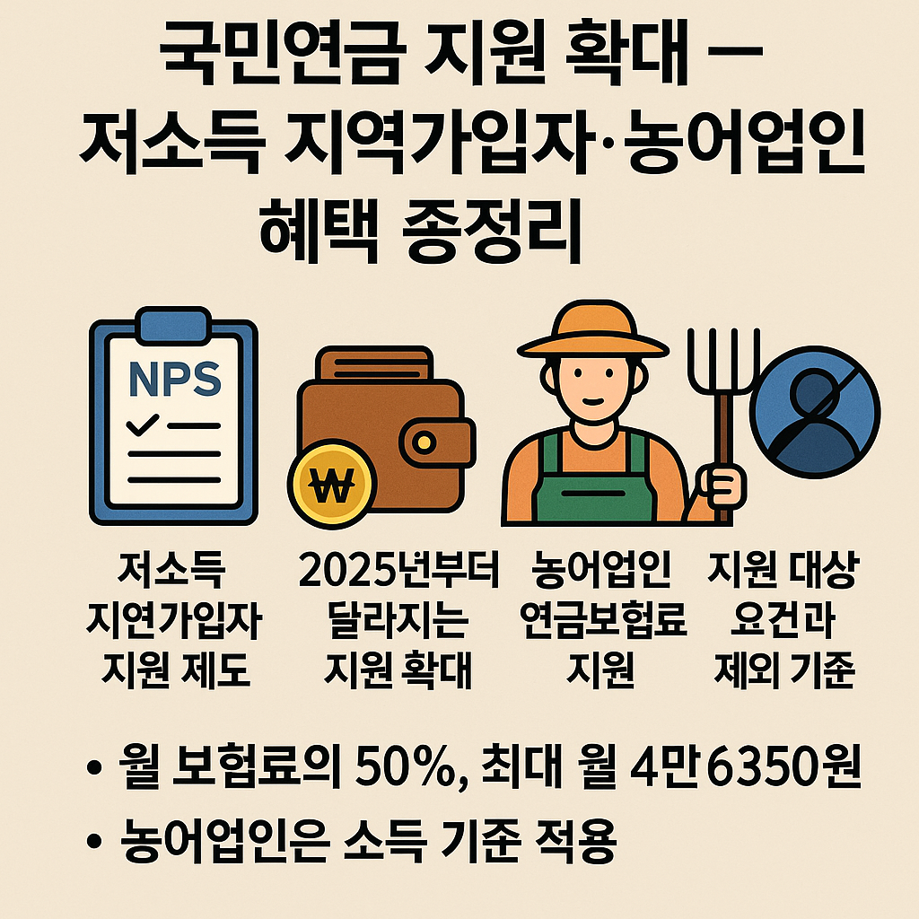 국민연금 지원 확대