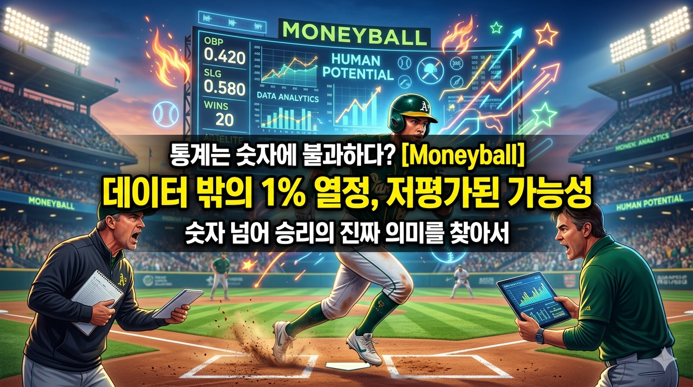 "통계는 숫자에 불과하다? <머니볼>이 증명한 데이터 밖의 1% 열정"