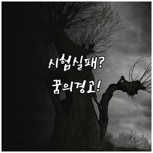 반복되는 시험 실패 꿈 심리적 의미 ..