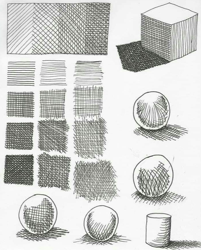 해칭·크로스 해칭 제대로 표현하기