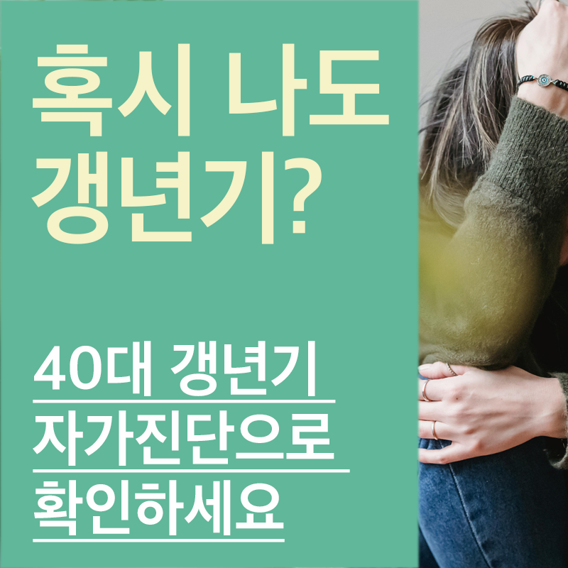 갱년기 자가진단 체크리스트