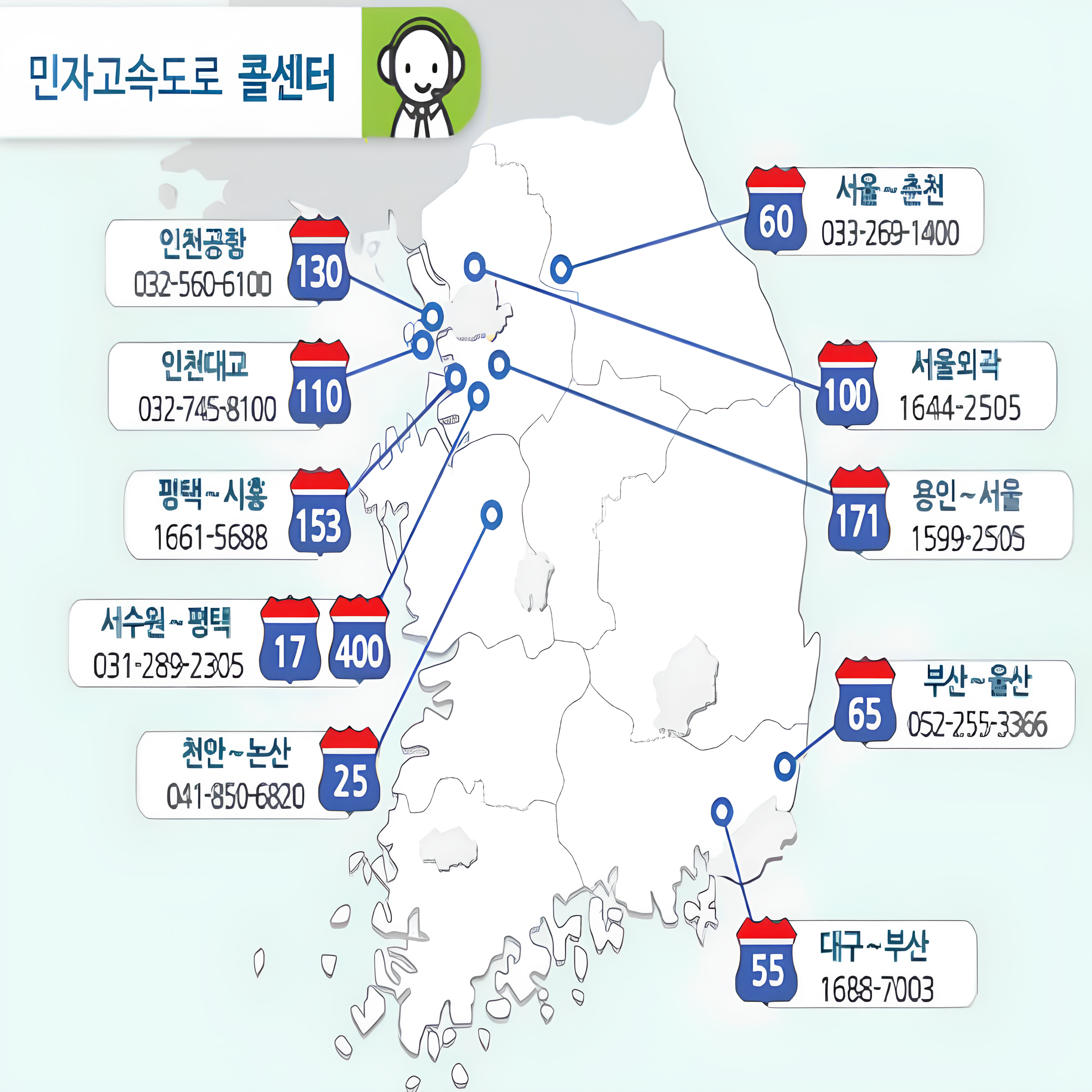 민자 고속도로 콜센터