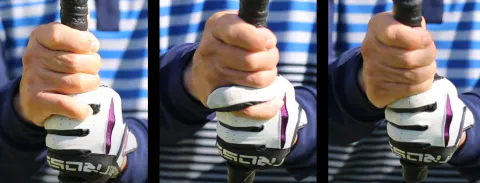 파크골프 그립 잡는 방법 세가지