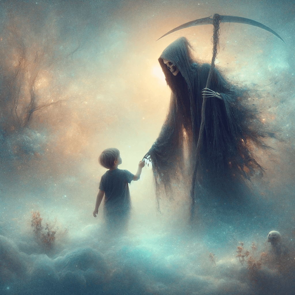 저승사자가 어린아이를 데려가는 꿈