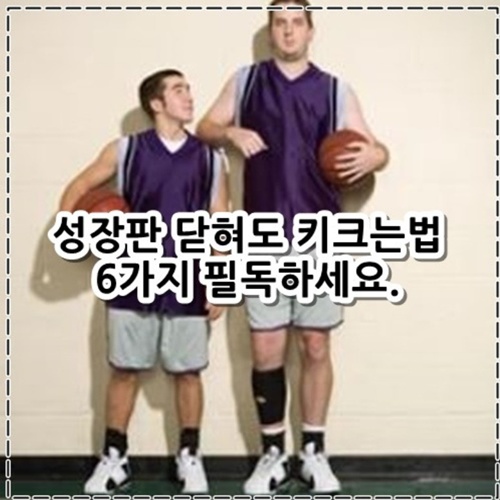 성장판 닫혀도 키크는법 6가지 알아보기