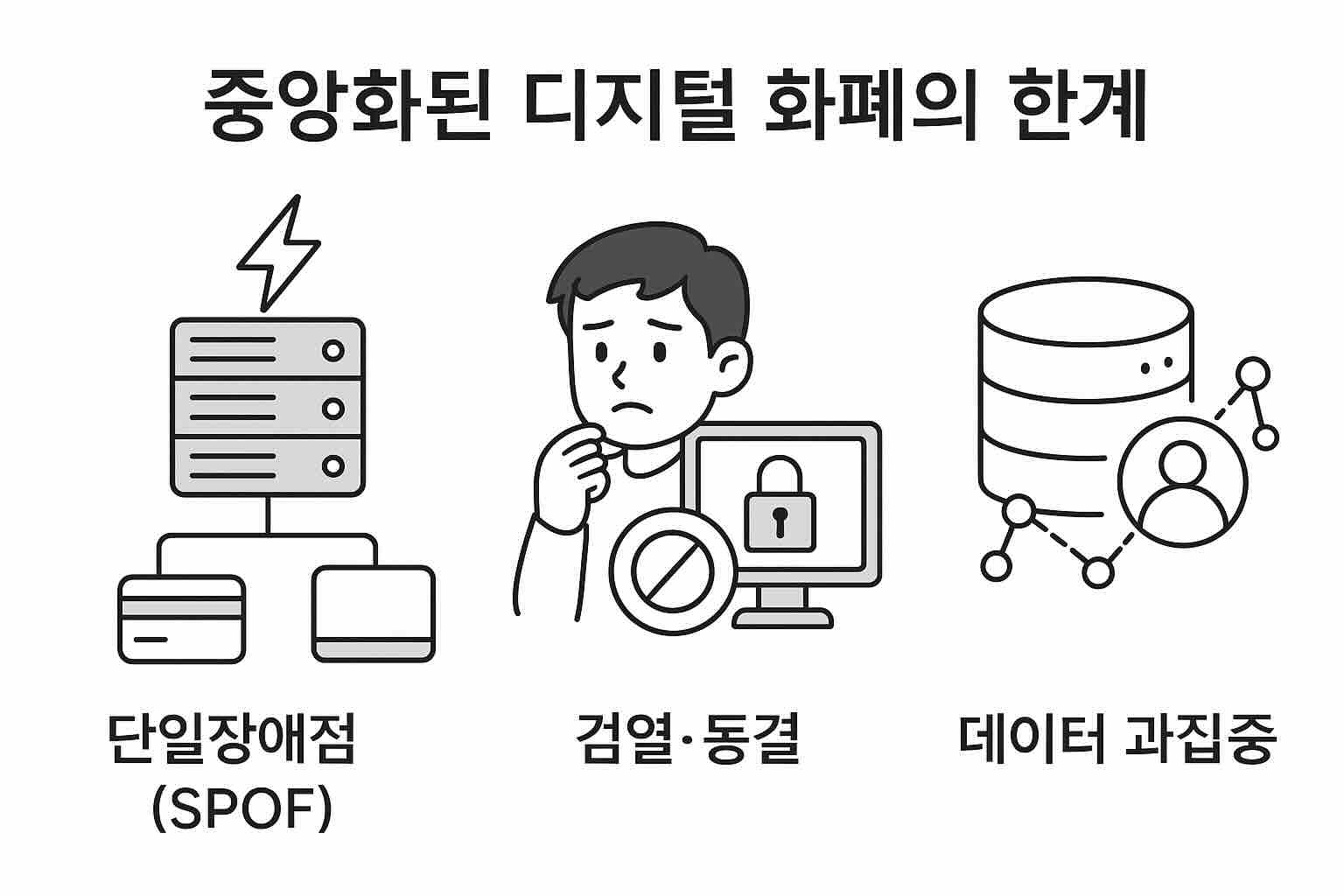 중앙화된 디지털 화폐의 한계