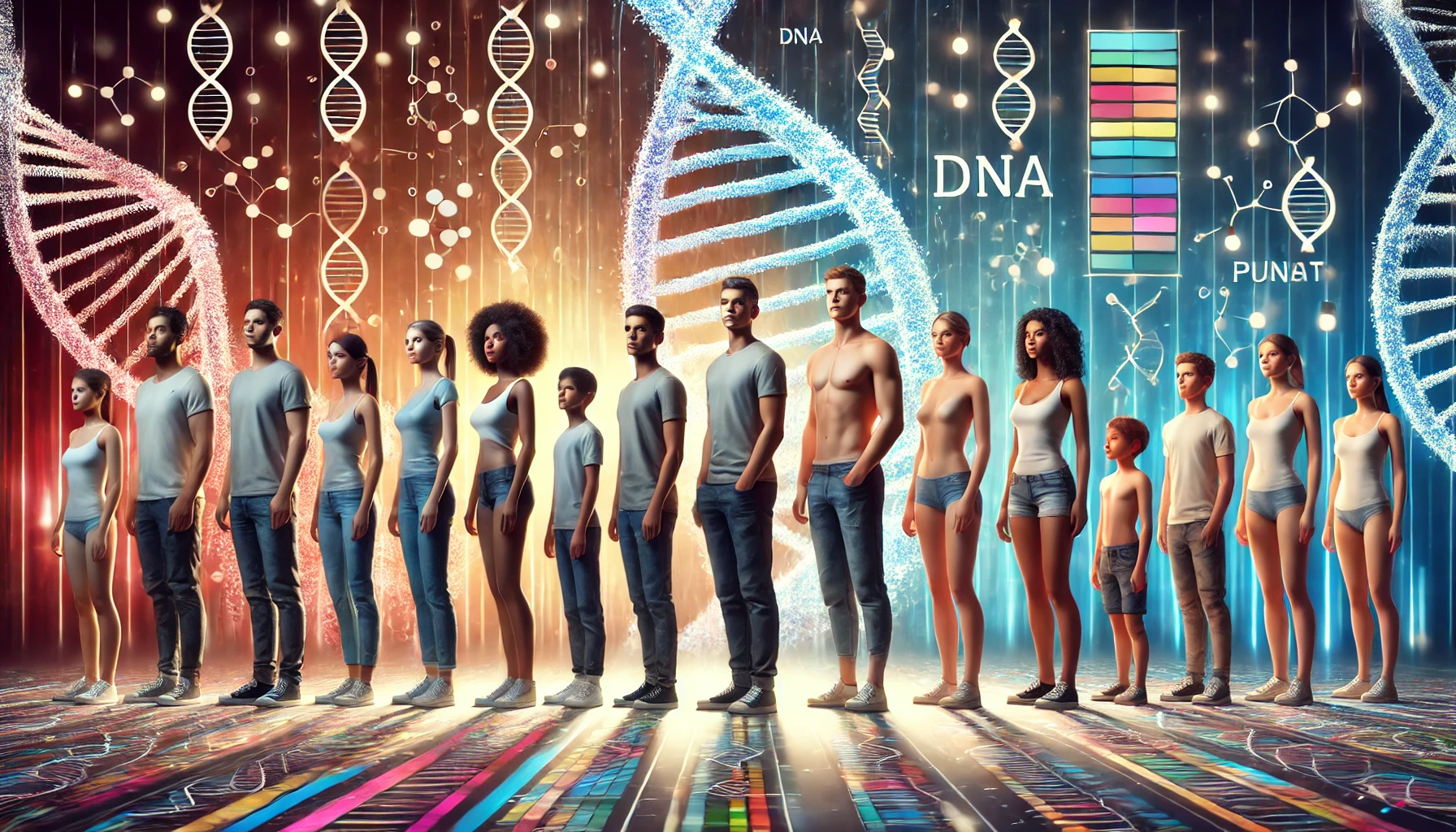 양적 유전 예시