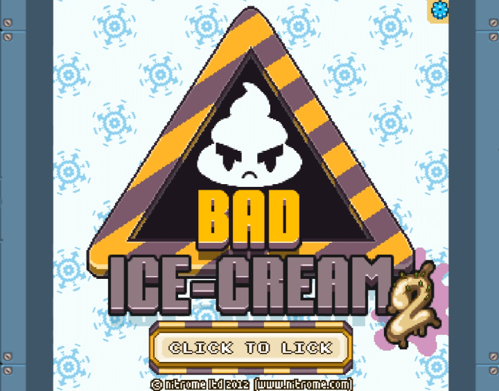 배드아이스크림2-플래시게임-메인-화면
