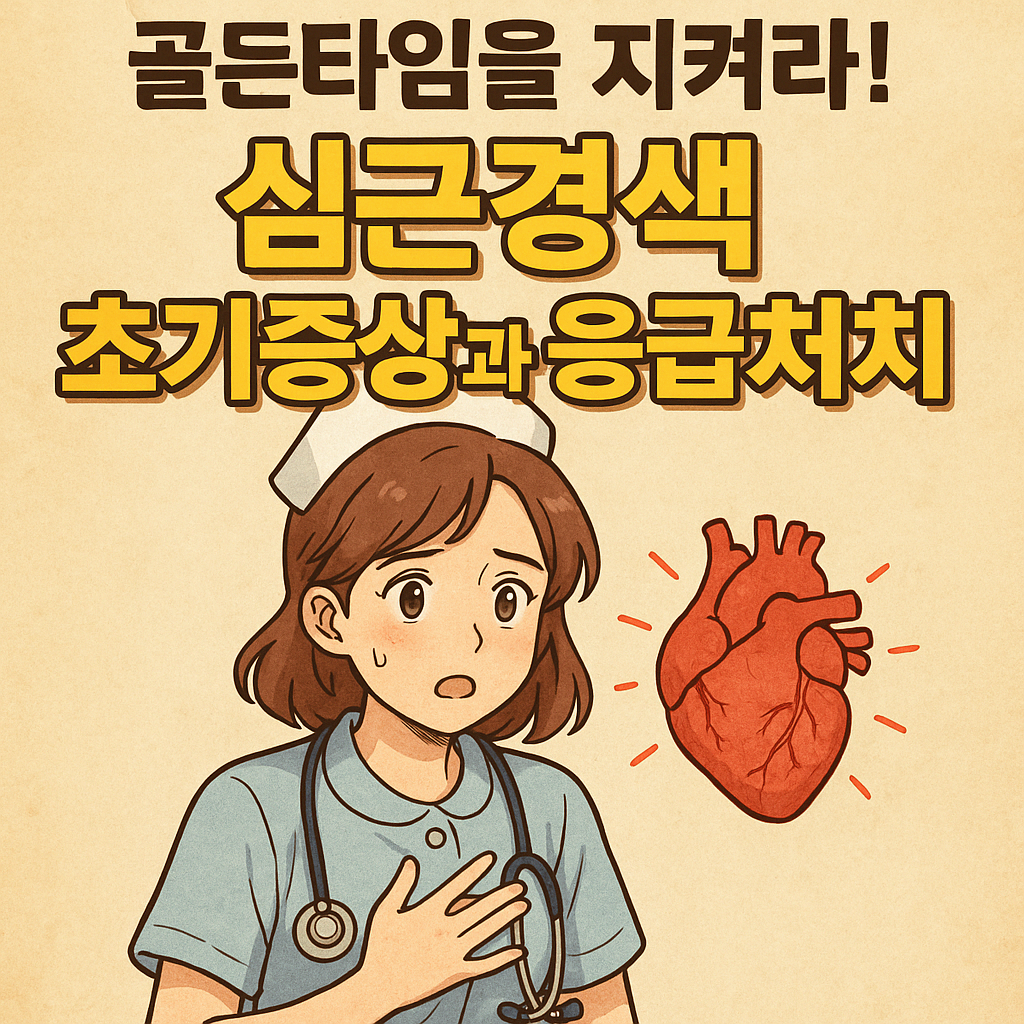 심근경색(MI) 환자 초기 증상과 응급처치: 놓치면 생명이 위험해요!