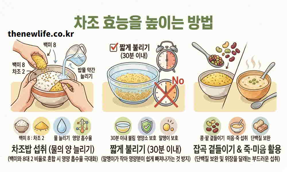 차조 효능 먹는 방법