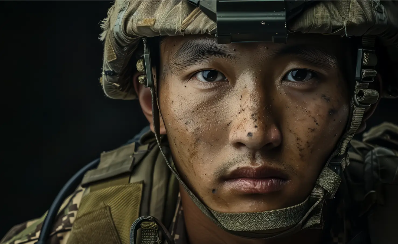 군인-얼굴-1명