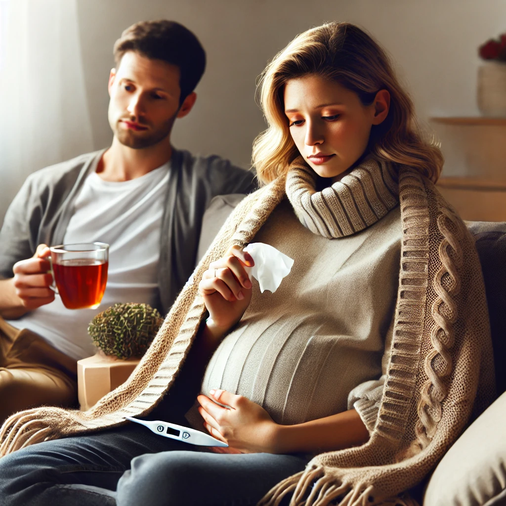 임산부 독감 관련 사진