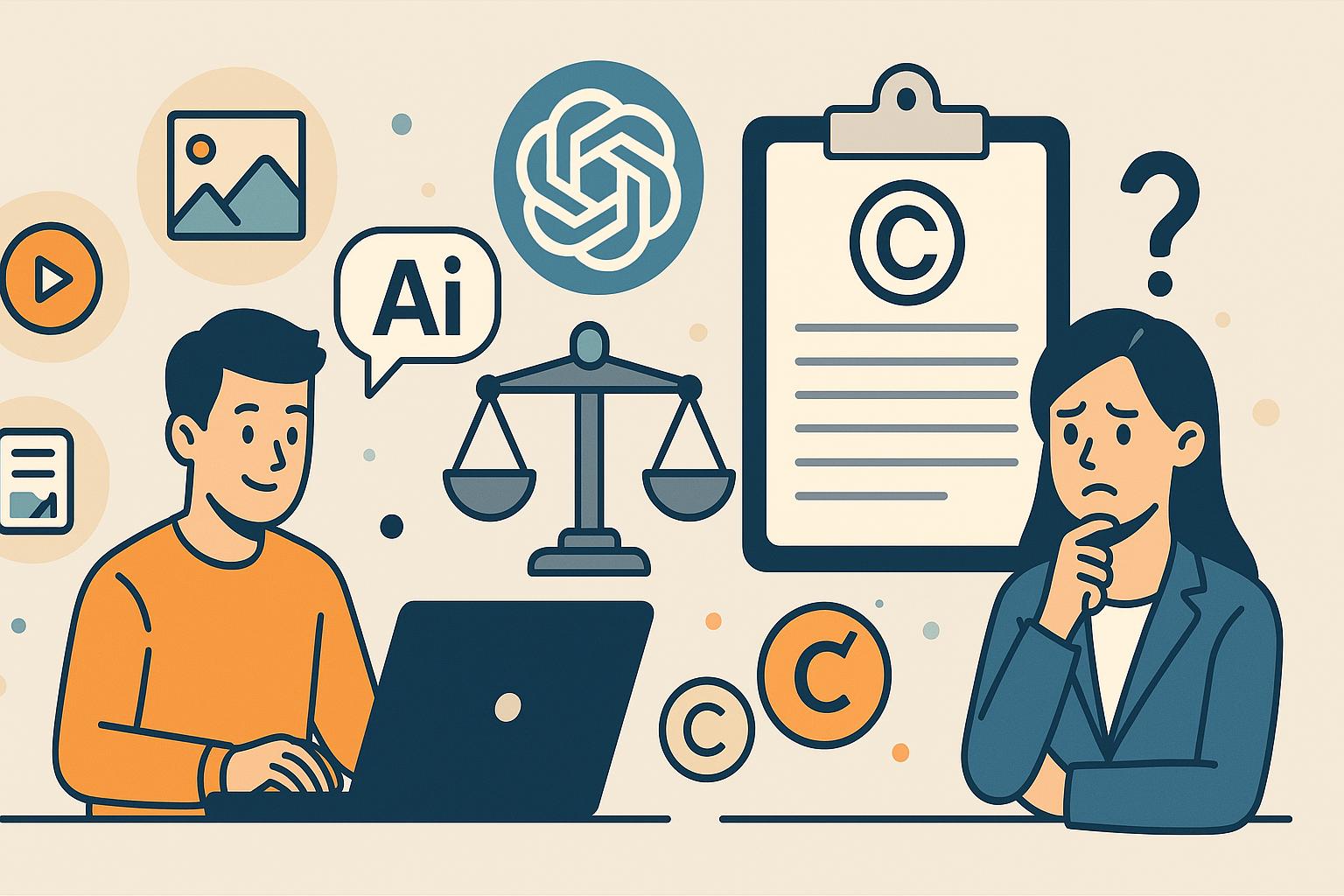 챗GPT가 만든 콘텐츠의 저작권 문제