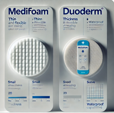 메디폼과 듀오덤의 차이