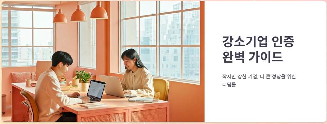 강소기업 신청방법, 지원금 혜택과 실무 가이드!