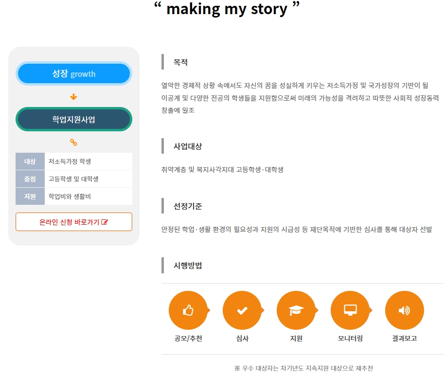 유희춘 학업지원사업 장학금 신청 재단법인 천정! 총정리!