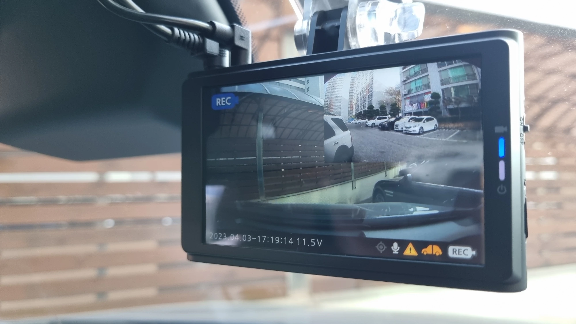 블박 영상 재생 모습