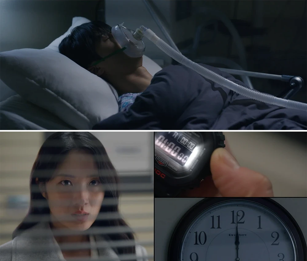 선재-중환자실-앞에서-타임머신-시계-버튼을-누르는-솔이