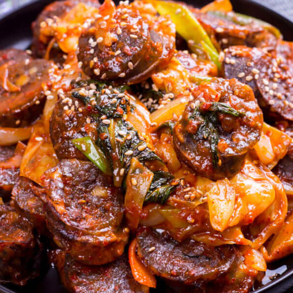 담꾹 매콤양념순대볶음 맛있게 만드는 법