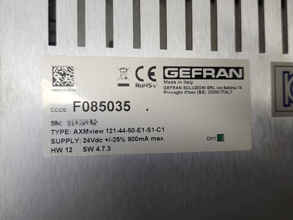 GEFRAN(게프란) 인버터 F085035 동작불능, 화면불량 수리 완료