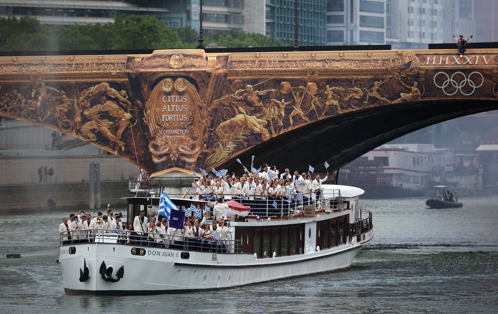 2024파리올림픽 선수단 입장 그리스