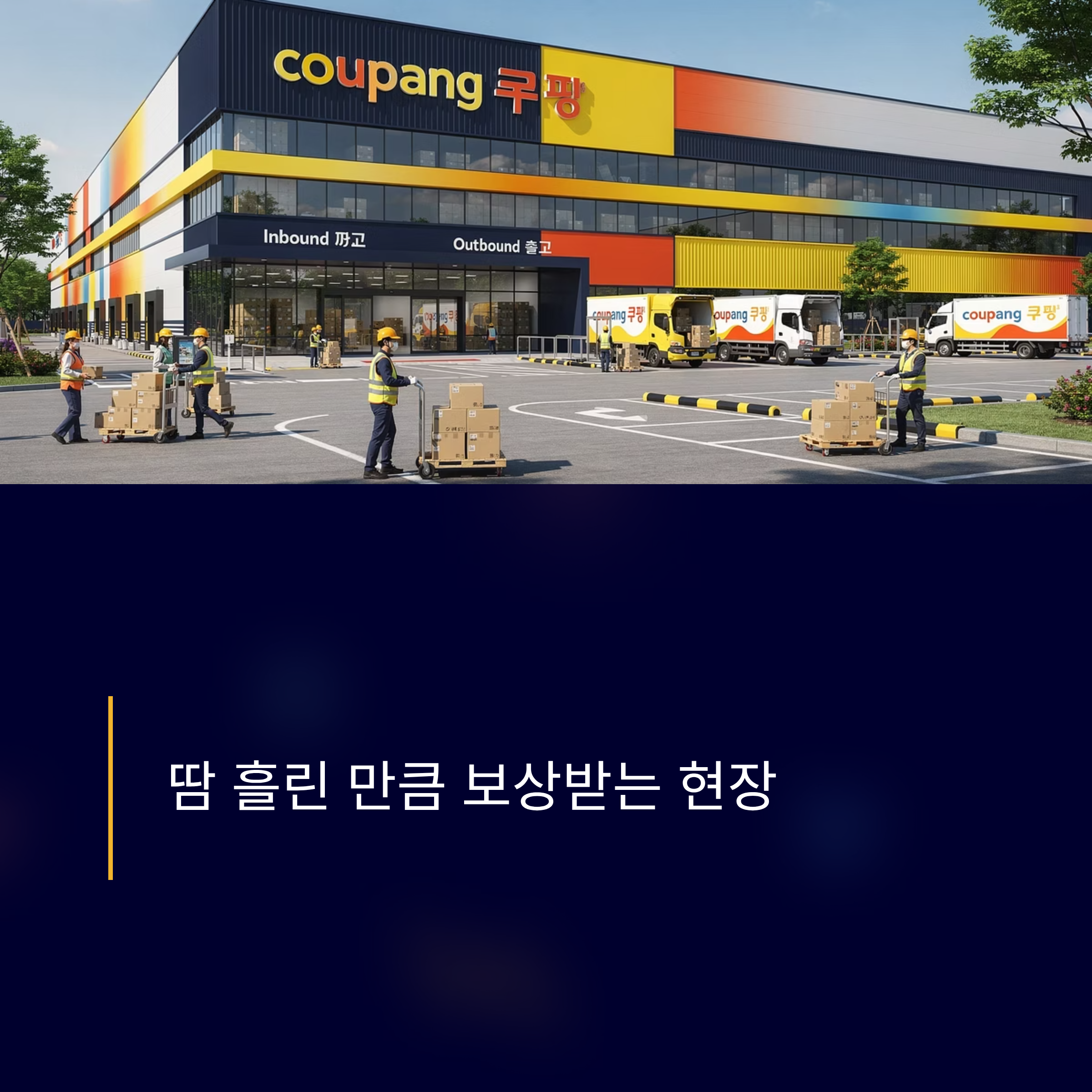 쿠팡 물류센터 알바 후기