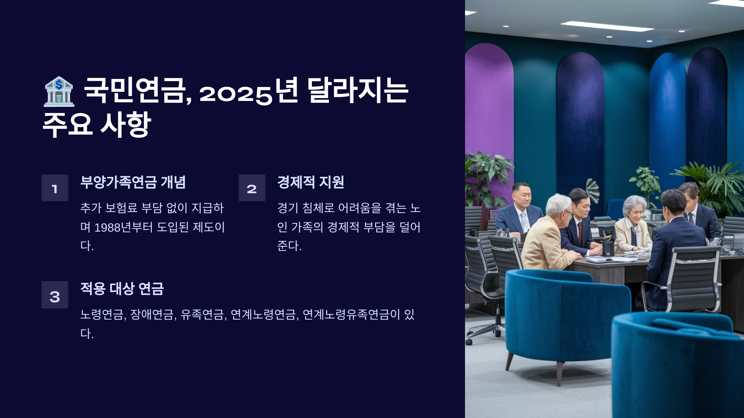 국민연금, 2025년 달라지는 주요 사항