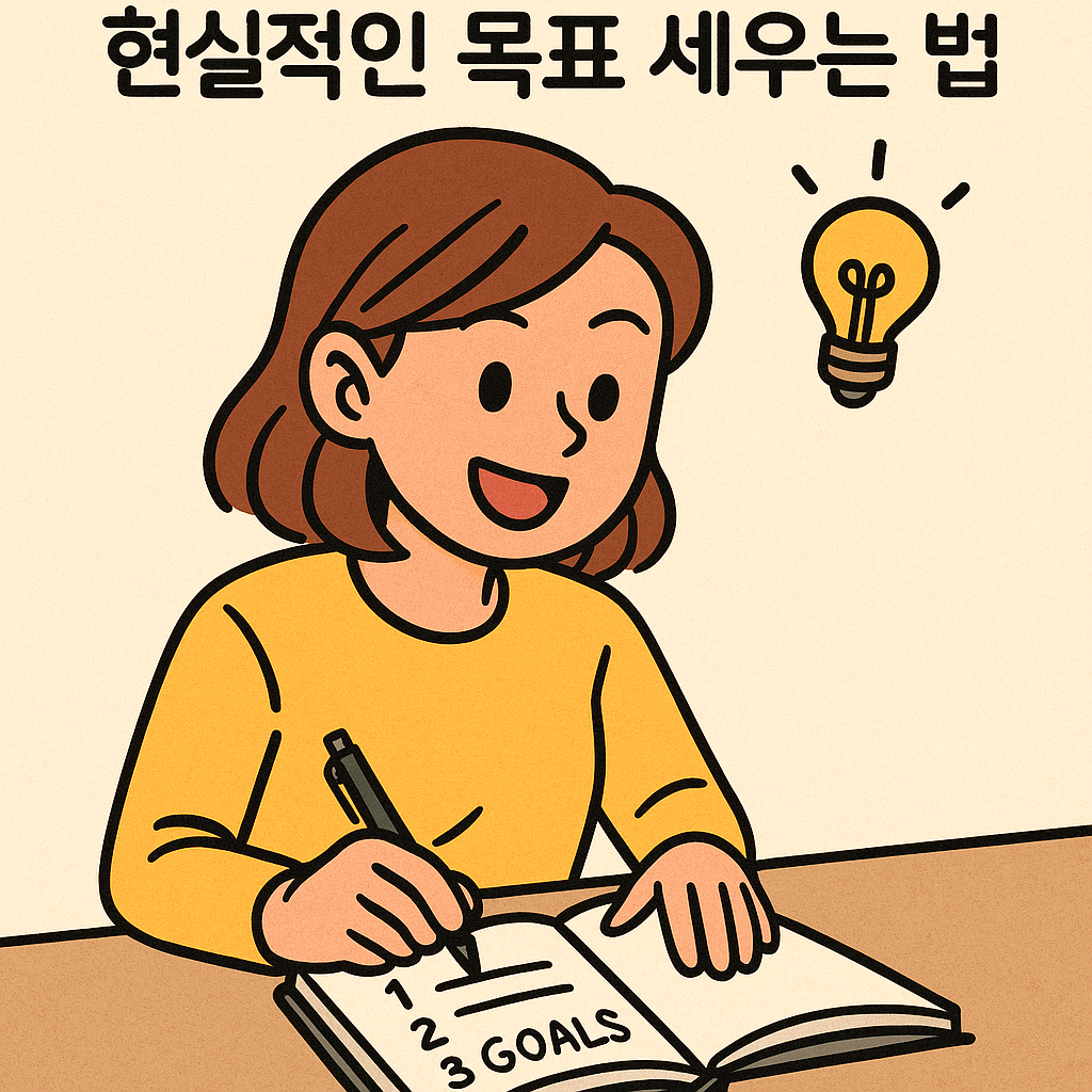 작심삼일 방지! 현실적인 목표 세우는 법