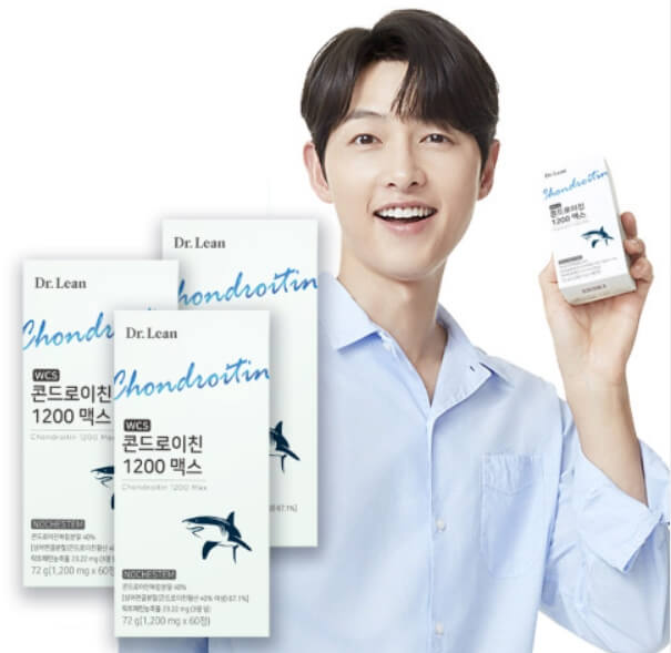 콘드로이친 1200 맥스 광고모델 및 제품 사진