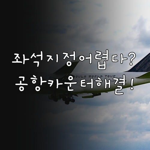 투르크메니스탄 항공 좌석 지정 어렵다..