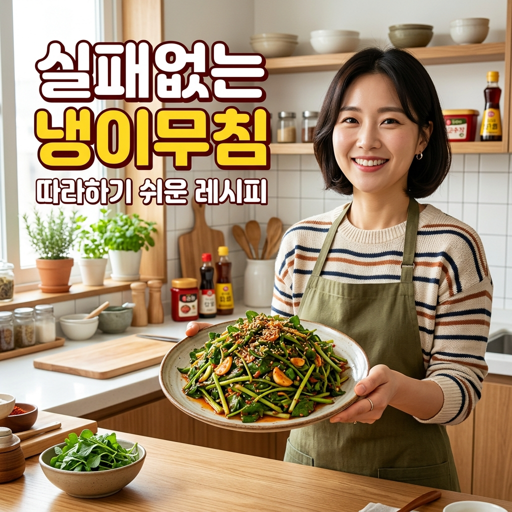 냉이무침 황금레시피 확인하기