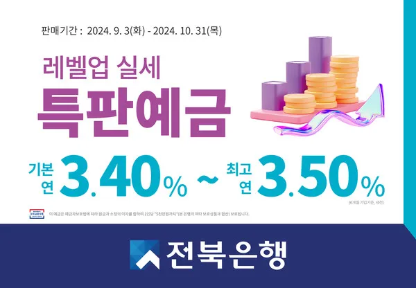 전북은행 특판예금