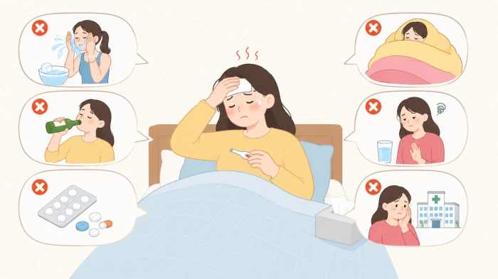고열 내리게 하는법