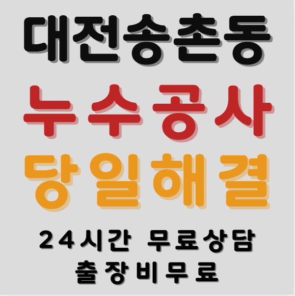 송촌동누수1