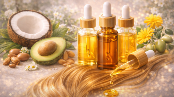천연 유래 헤어 오일