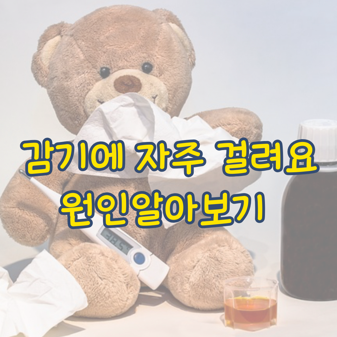 감기에 자주 걸리는 아이, 면역력이 원인인지 알아보기