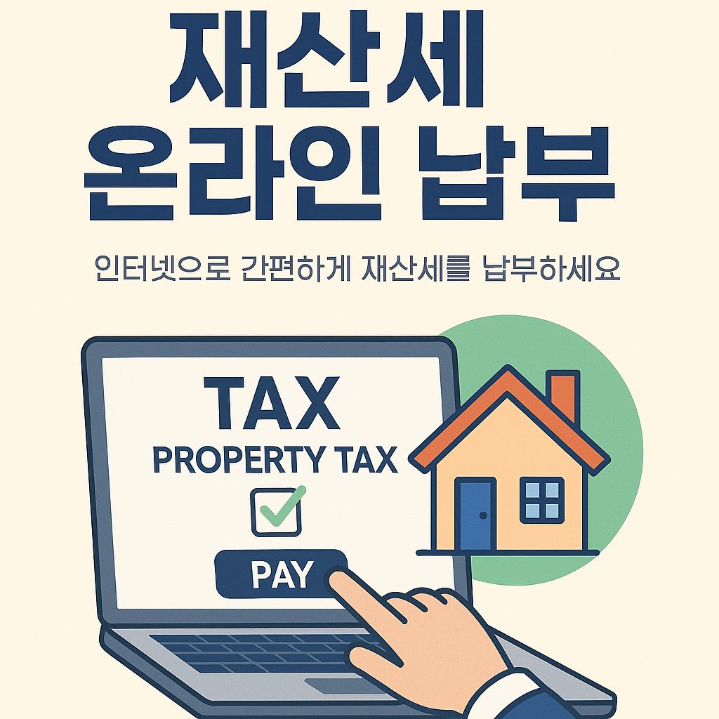 재산세 온라인 납부와 관련한 이미지 사진