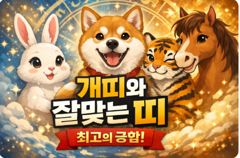 개띠와 잘맞는 띠