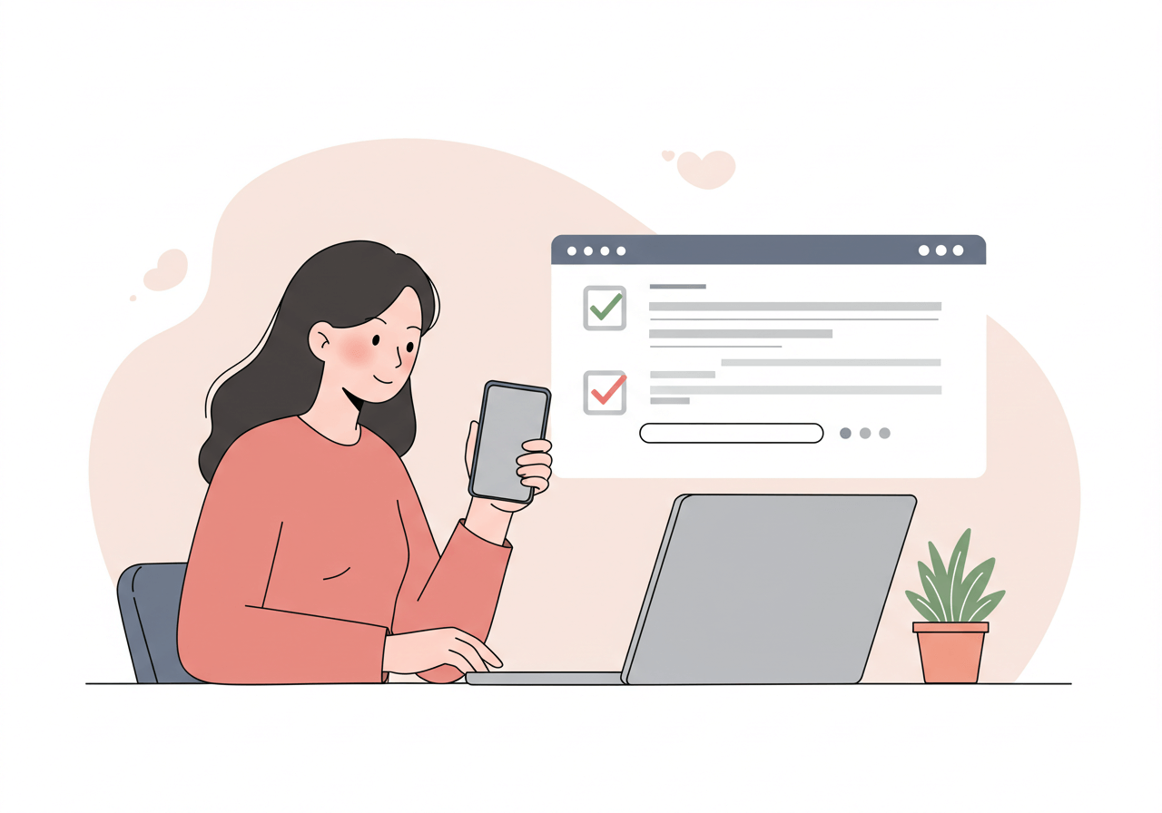 정부24 또는 여성가족부 사이트에서 지원금을 온라인으로 신청하는 장면 1