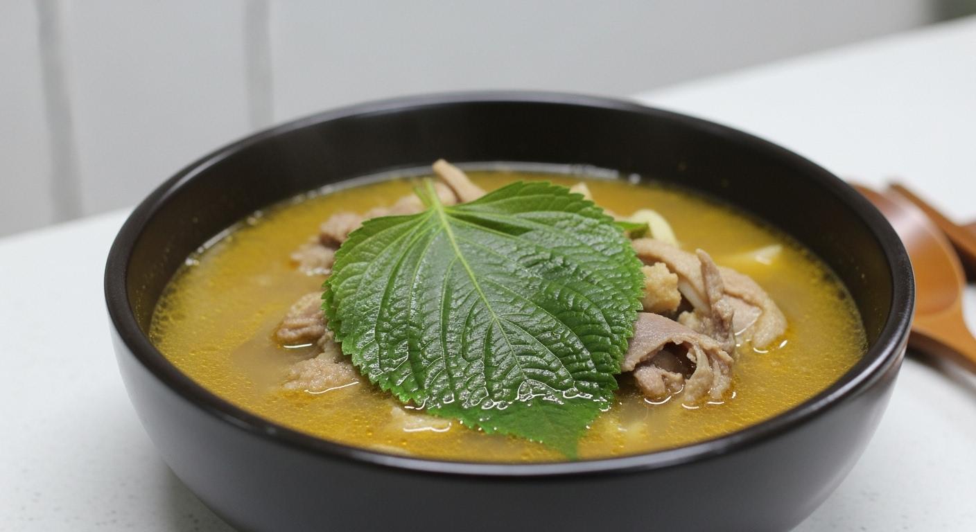 복날 보양식 들깨 오리탕 만드는법