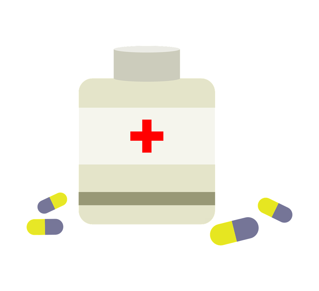 약병과 약 이미지