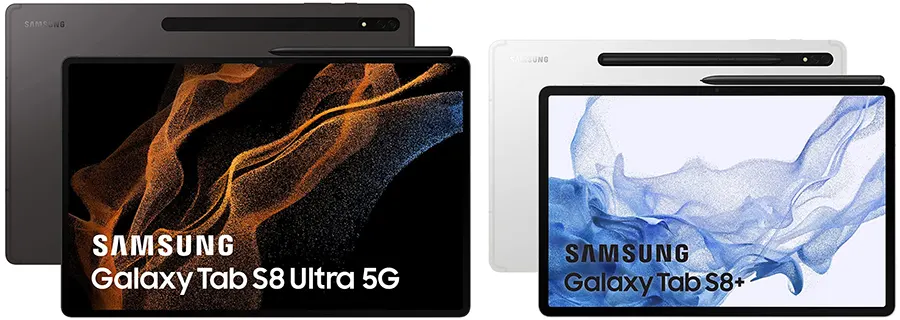 갤럭시탭 S8 울트라 S8 플러스 사양 비교